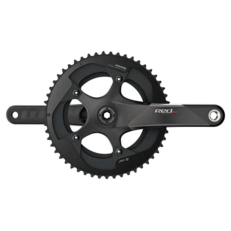 SRAM Red GXP C2 170mm 53-39-tooth 11-speed Crankset w/o Yaw GXP Cups in Black
