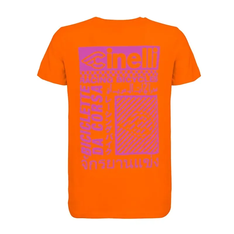 Cinelli Racing Bicycles T-Shirt in Orange-1