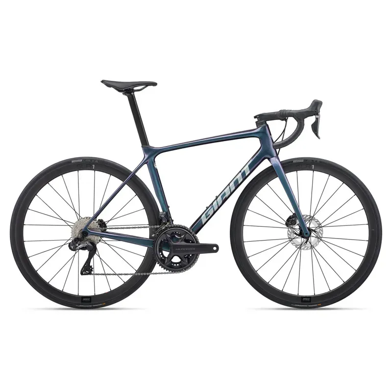 Giant TCR Advanced Pro Disc 0 Di2 Performance Road Bike in Blue Dragonfly