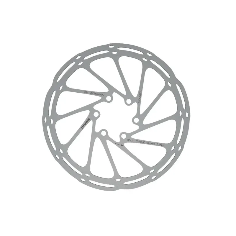SRAM Centerline 180mm 6-bolt Rounded Rotor in Silver