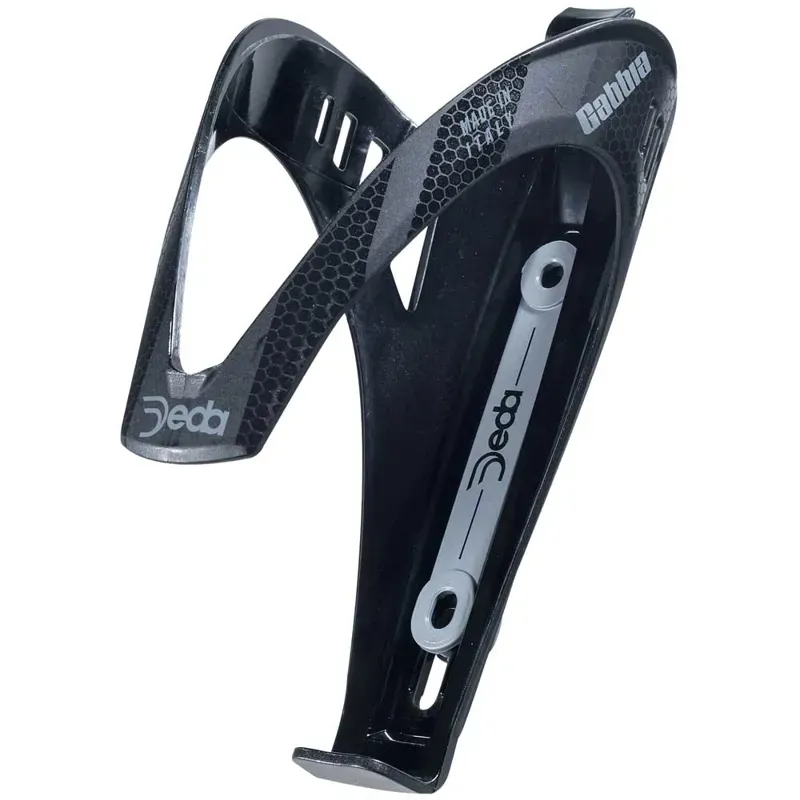 Deda Elementi Gabbia Bottle Cage in Polish On Black
