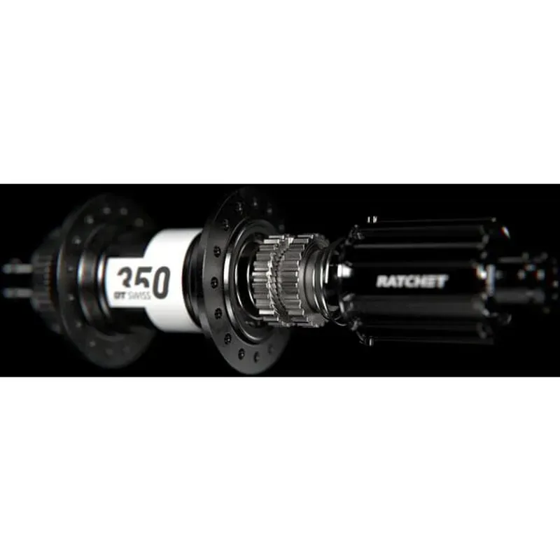 DT Swiss 350 Classic Center Lock 100x12mm 24h Front Disc Hub in Black-1