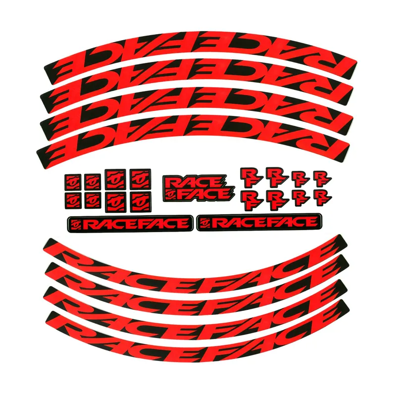 Race Face Decal Kit in Red