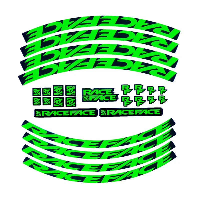 Race Face Decal Kit in Green