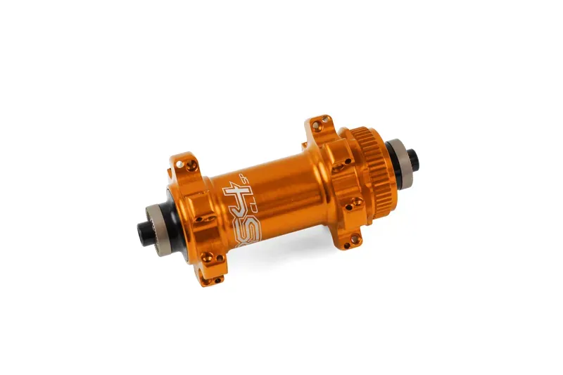 Hope RS4 Straight Pull 24-hole Centre Lock Front Hub in Orange