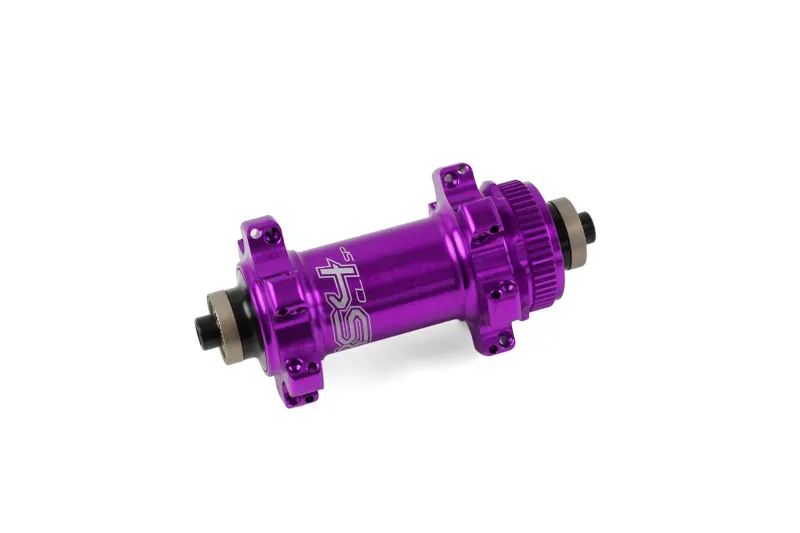 Hope RS4 Straight Pull 24-hole Centre Lock Front Hub in Purple