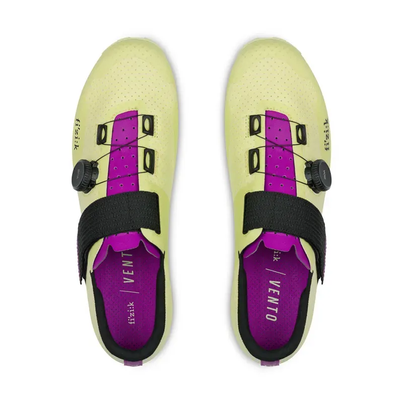 Fizik Vento Ferox Carbon Shoes in Lime-3
