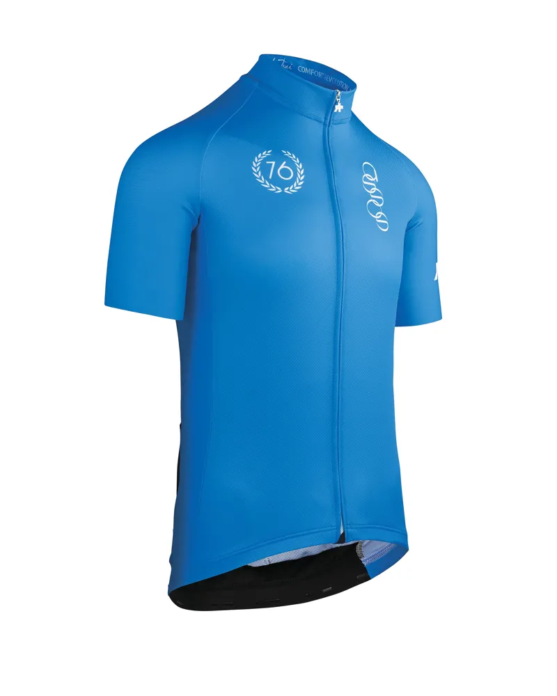 ASSOS FORTONI SHORT SLEEVE JERSEY azzurro Nazionale XLG