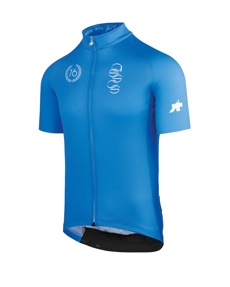 ASSOS FORTONI SHORT SLEEVE JERSEY azzurro Nazionale XLG
