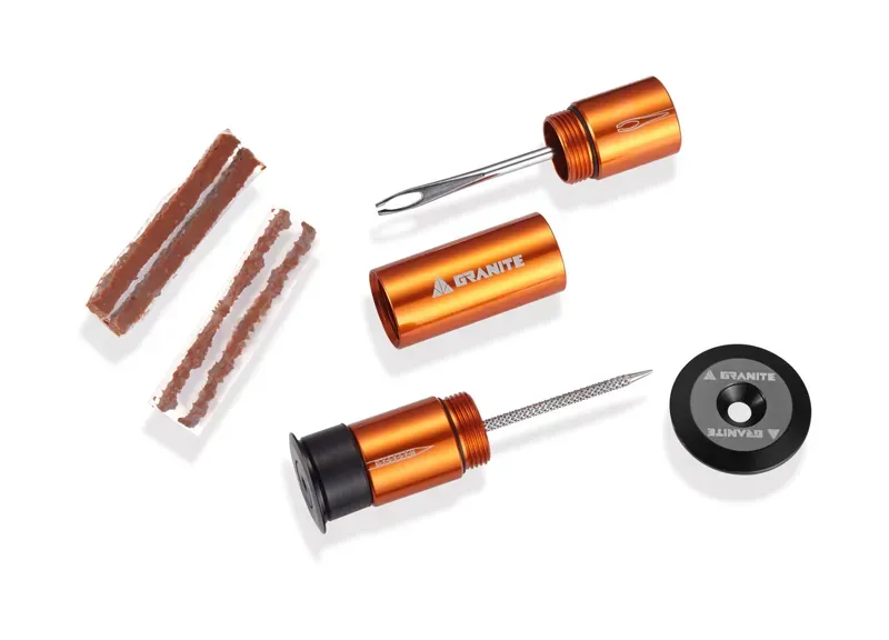Granite Stash Tyre Plug Kit In Orange