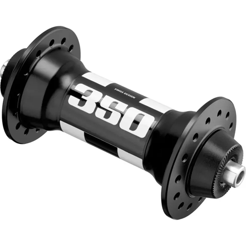 DT Swiss 350 28 Hole 100mm Front Hub in Black