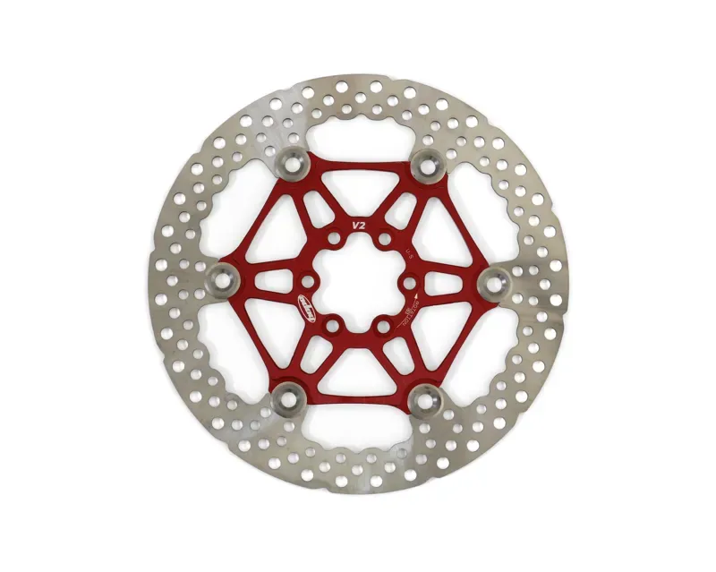 Hope MV2 183mm 6-Bolt Disc Brake in Red