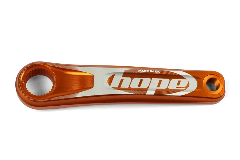 Hope Drive Side Crank Arm in Orange