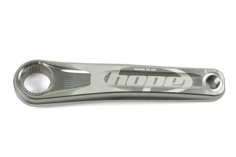 Hope Drive Side Crank Arm in Silver