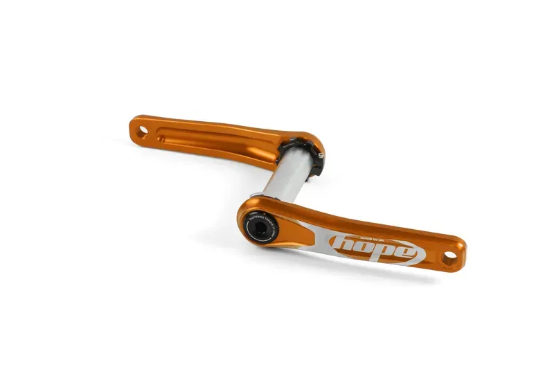 Hope Kid's Crankset with No Spider in Orange