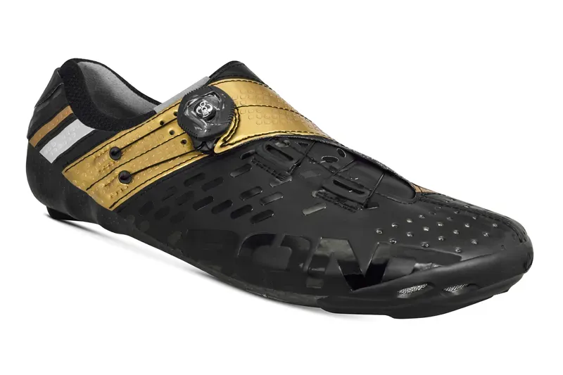 Bont Helix Cycling Shoes in Gold/Black