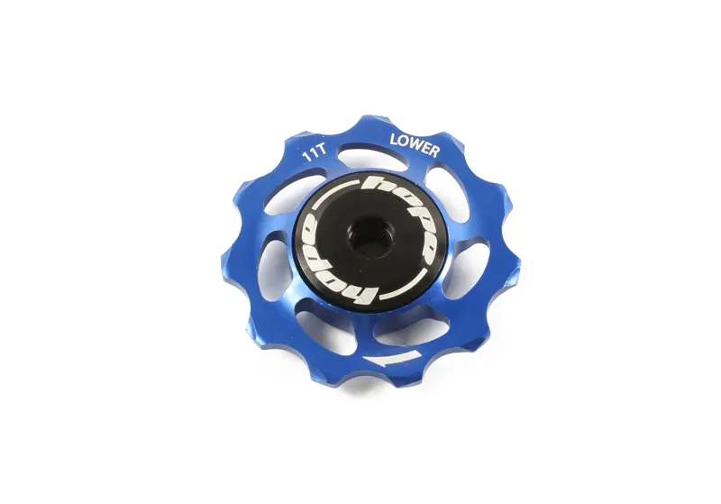 Hope 11 Tooth Jockey Wheel Complete in Blue 
