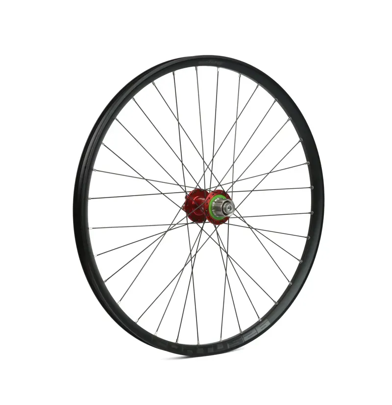 Hope Fortus Pro 4 26-inch 26W Single Speed Rear Wheel in Red