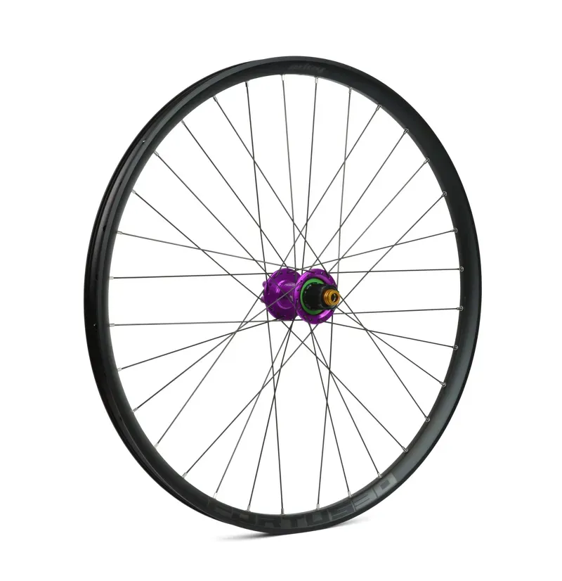 Hope Pro 4 DH 29ER Fortus 30W 150mm Rear Wheel in Purple