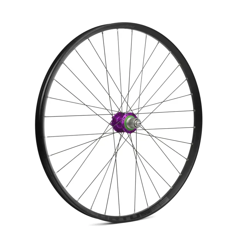 Hope 29er Fortus Pro 4 35W Downhill Rear Wheel in Purple