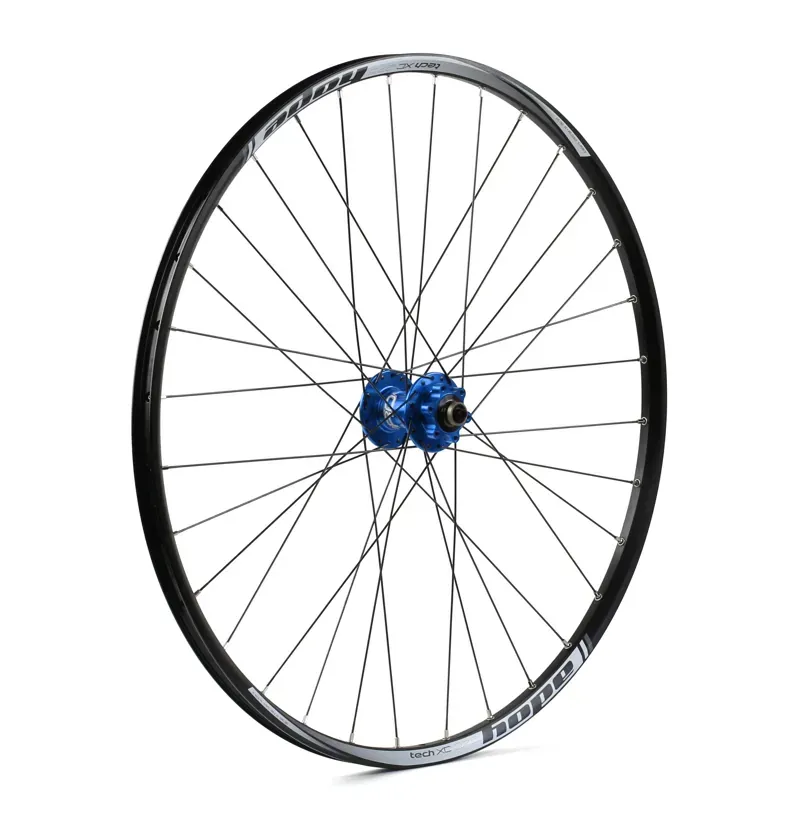 Hope Pro 4 XC 27.5 32H Front Wheel in Blue