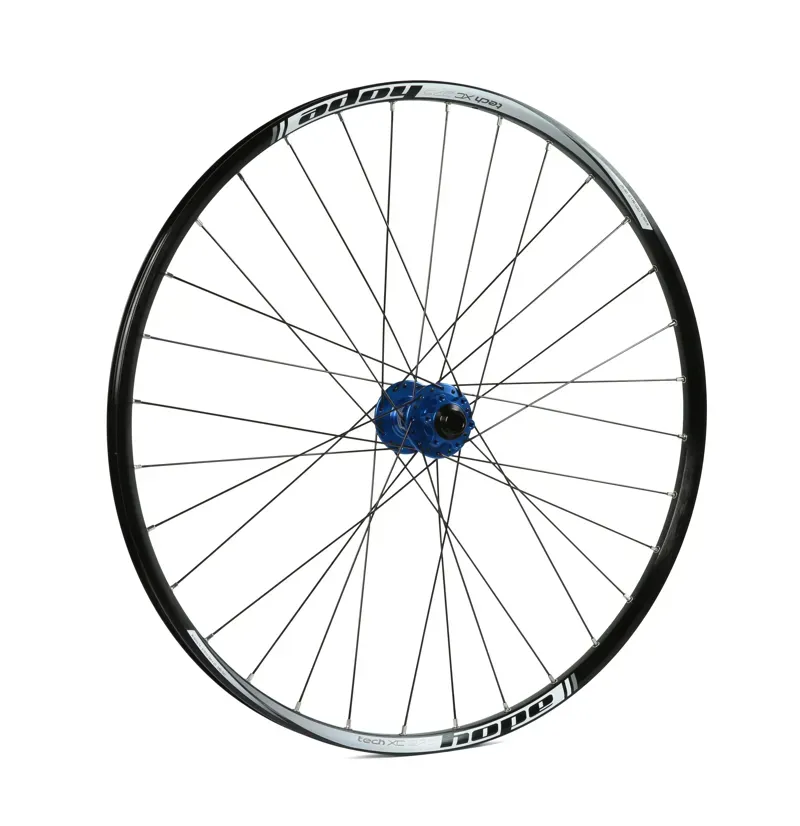Hope Pro 4 XC 27.5 32H 110mm Front Wheel in Blue