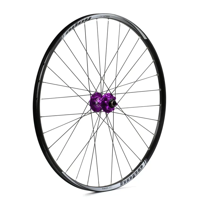 Hope Pro 4 XC 27.5 32H Front Wheel in Purple