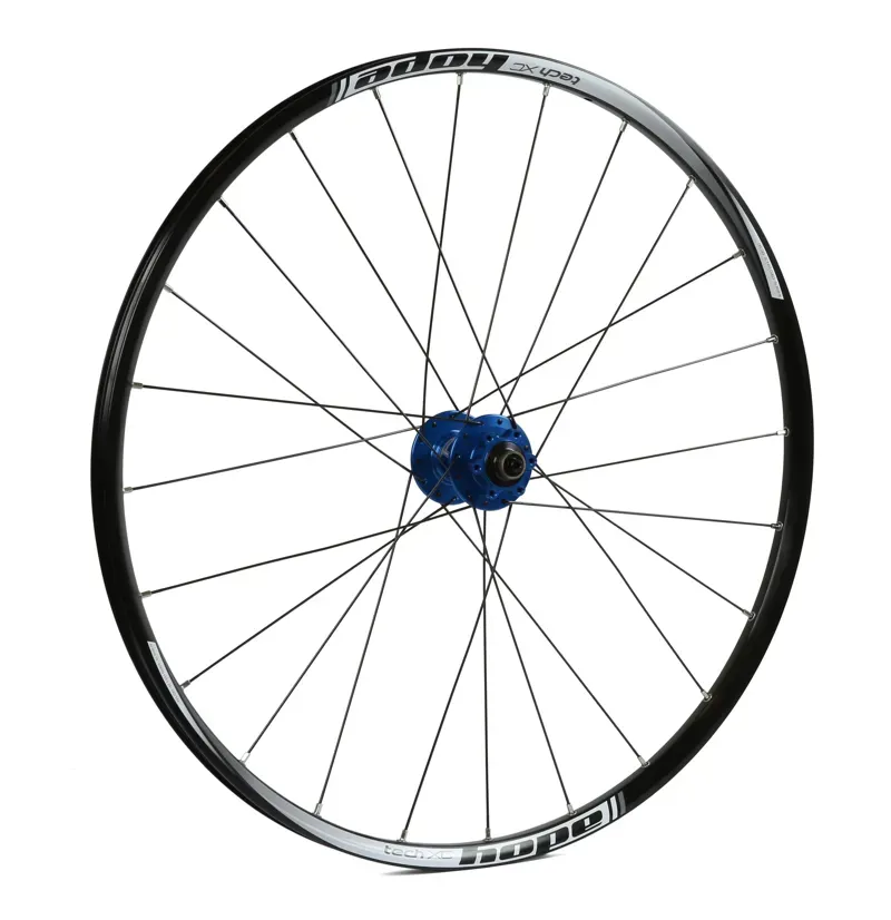 Hope Pro 4 XC 26 24H Front Wheel in Blue