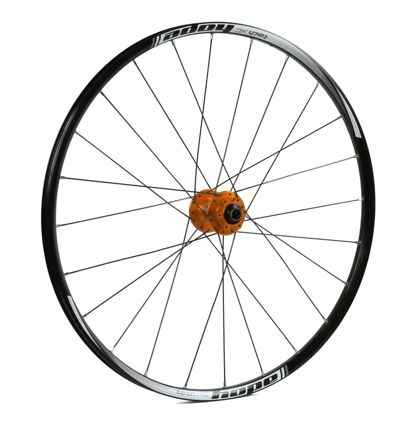 Hope Pro 4 XC 26 24H Front Wheel in Orange