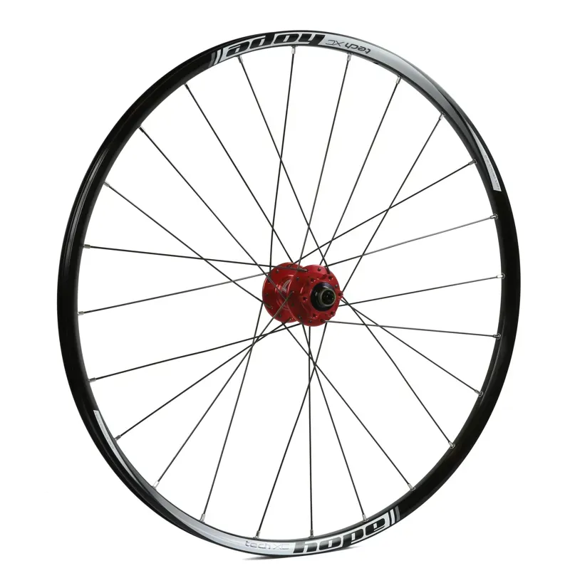 Hope Pro 4 XC 26 24H Front Wheel in Red