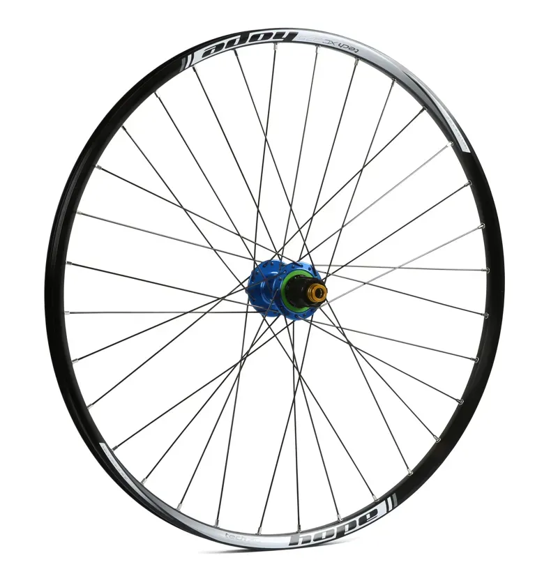 Hope Pro 4 27.5 XC 32H 148mm Rear Wheel in Blue 