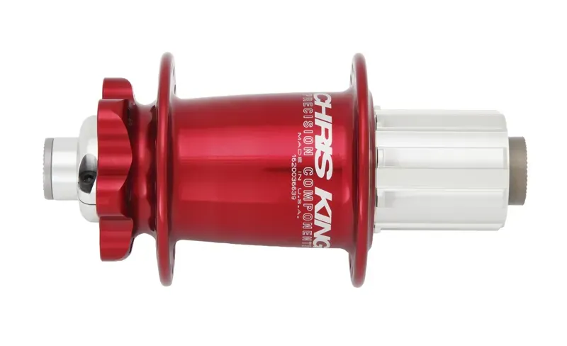 Chris King ISO Shimano TA 142x12mm 32-hole Rear Hub in Red