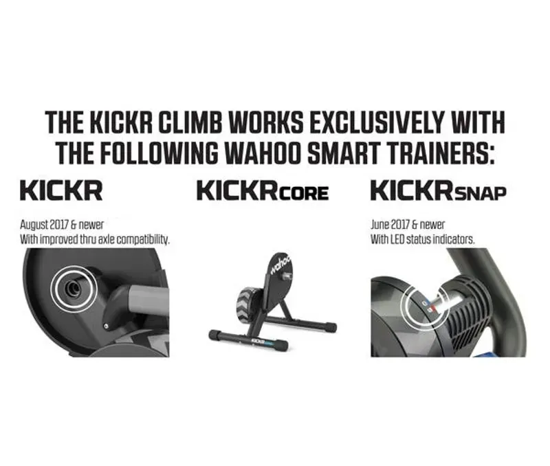 Wahoo Kickr Climb Indoor Grade Simulator in Black/Silver-3