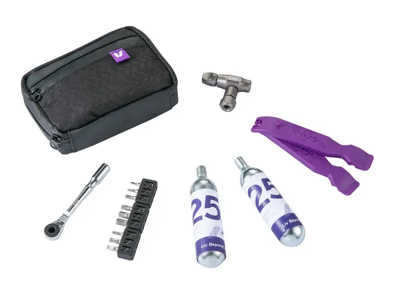 2020 Liv PDQ Quick Fix Mountain Bike Repair Kit in Black