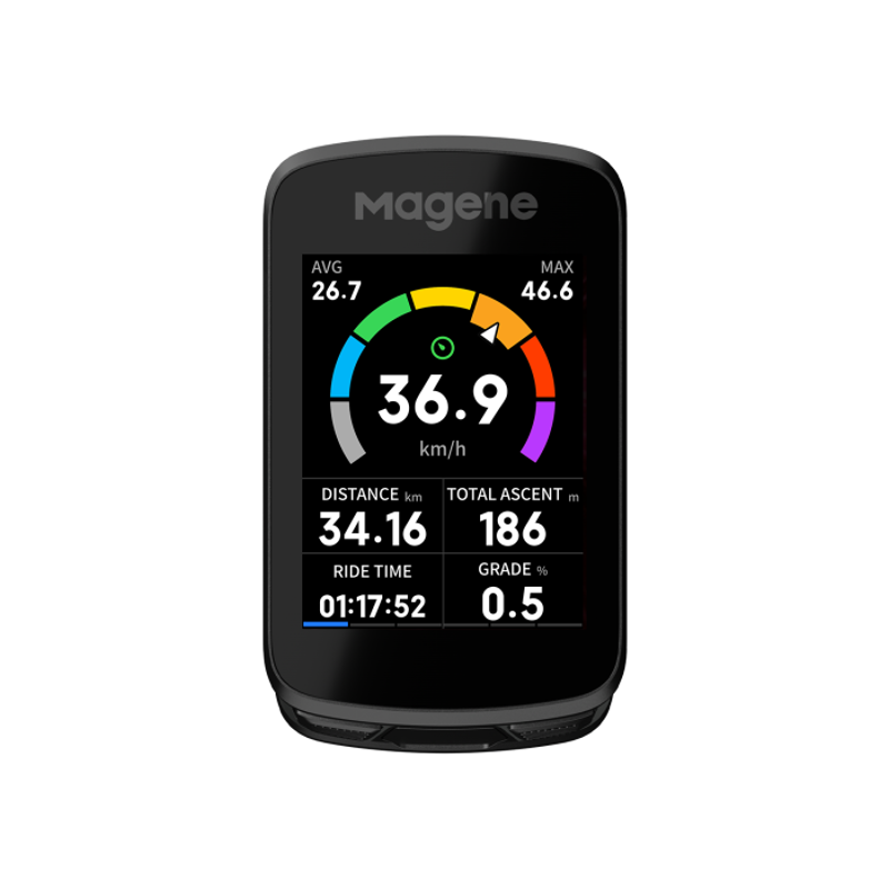 Magene C606 Pro Smart GPS Bike Computer in Black