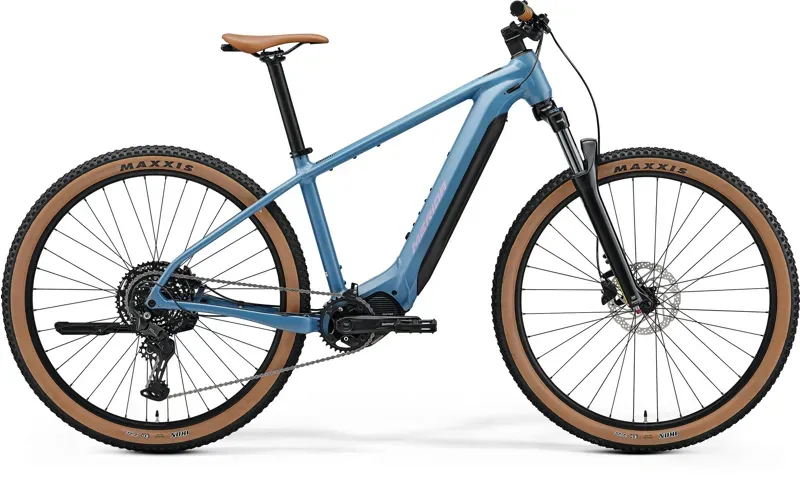 Merida eBig Nine 400 E-MTB in Silk Dove Blue/Blue