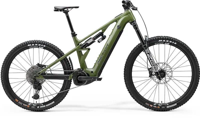 Merida eOne-Eighty 900 eMountain Bike in Anaconda Green