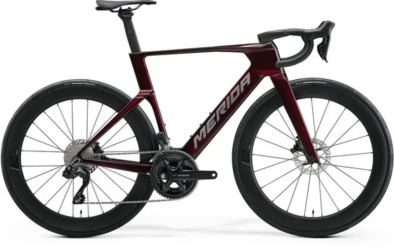 Merida Reacto 6000 Road Bike in Passion Red Grey