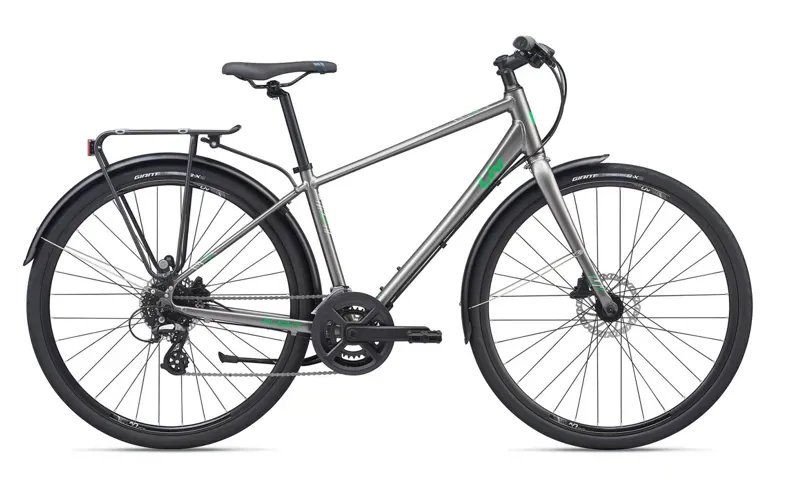 2020 Liv Alight 2 City Disc Hybrid Bike in Silver