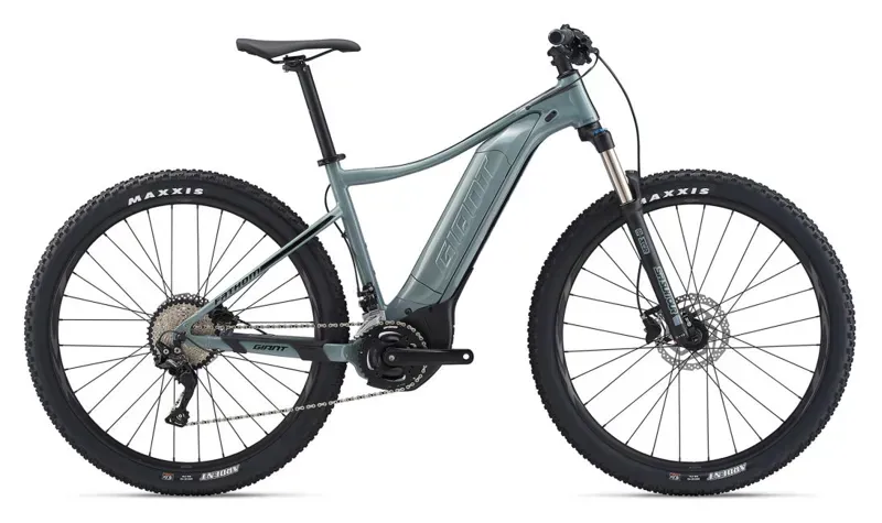 2020 Giant Fathom E+ 2 29er Electric Hardtail Mountain Bike in Grey