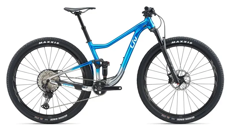 2020 Liv Pique 29 Full Suspension Mountain Bike in Blue