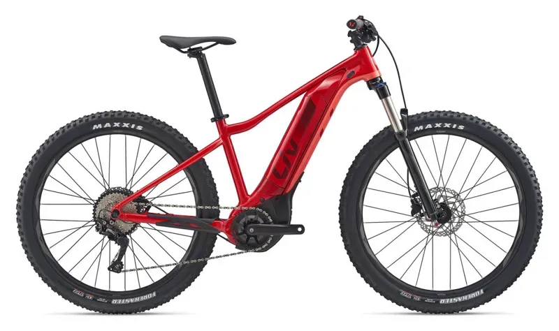 2020 Liv Vall-E+ 2 Electric Hardtail Mountain Bike in Red