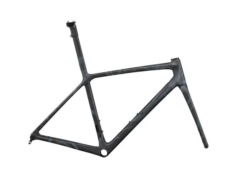 Giant Tcr Advanced Sl Disc Road Bike Frameset In Matte Raw Carbon Incised Black