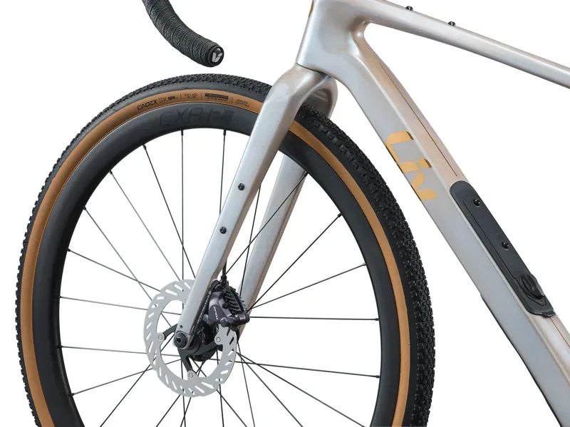 Liv Devote Advanced 0 Gravel Bike in Camel Silk/Chrome-4