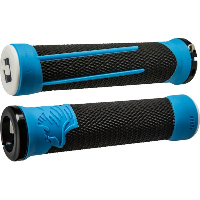 Odi AG2 v2.1 Mountain Bike Lock On Grips in Blue