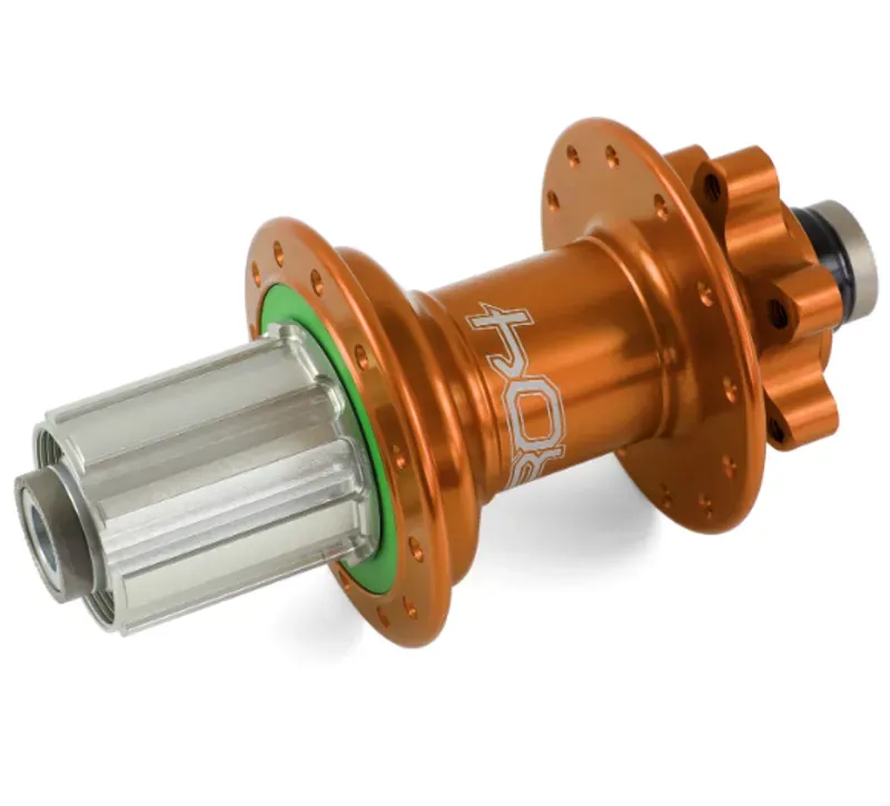 Hope Pro 4 10mm Bolt-in 24H 135mm Rear Hub in Orange