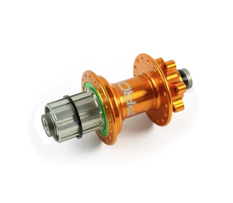 Hope Pro 4 36-hole 150mm 12mm Bolt Rear Hub in Orange