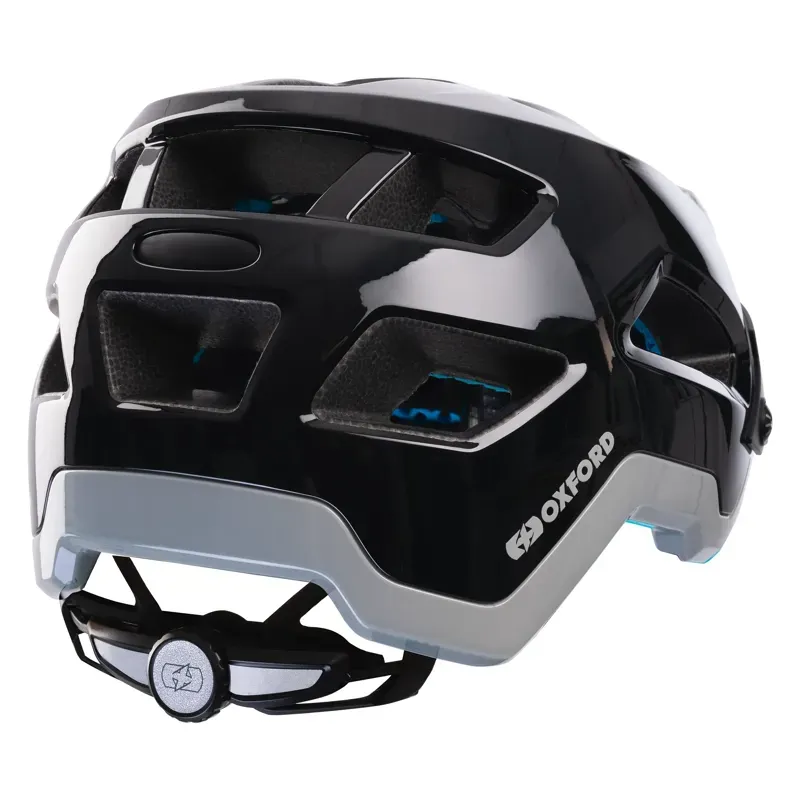 Oxford Altius Cycle Helmet in Black/Grey-1