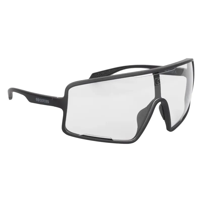 Oxford Sentiero Glasses in Black/Clear Lens