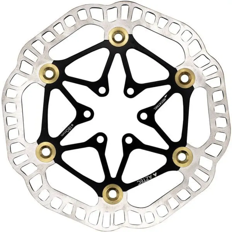 Aztec Semi-Floating Stainless Steel Disc Rotor in Silver